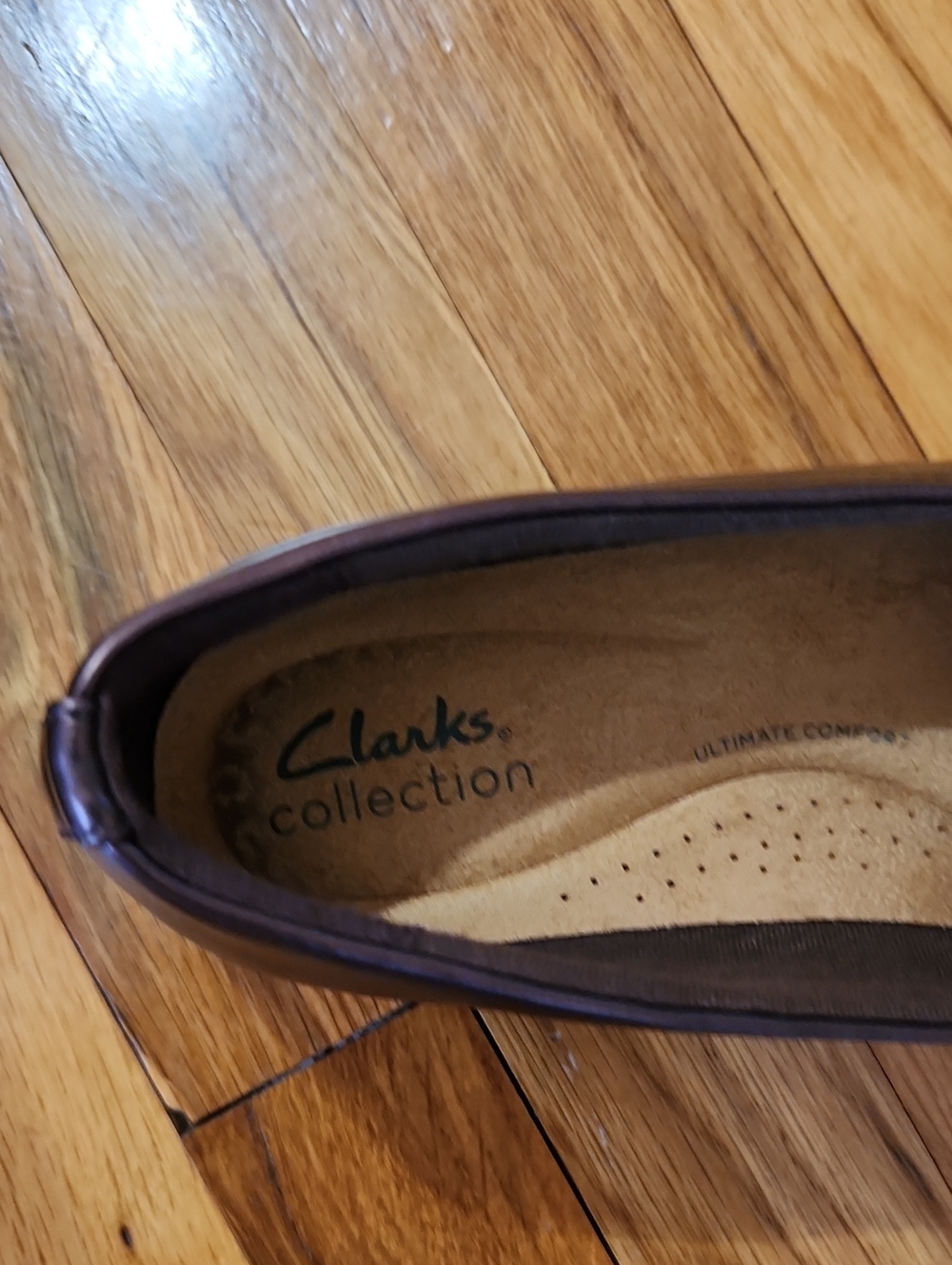 Clarks Collection Kaetlyn Rhea Women's Bronze Metallic Slip-On Shoes 9 M NWT - Picture 4 of 11